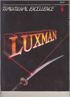 Luxman Traditional-Excellence-Catalog